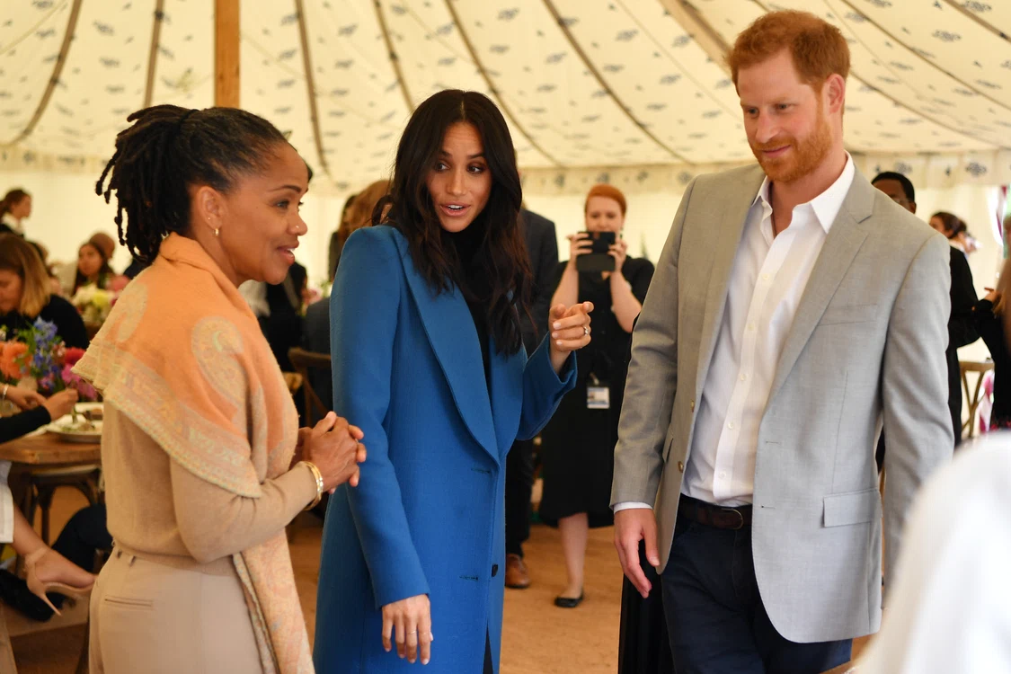 Doria Markle, Meghan Markle și Prințul Harry, Getty jpg