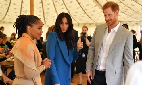 Doria Markle, Meghan Markle și Prințul Harry, Getty jpg