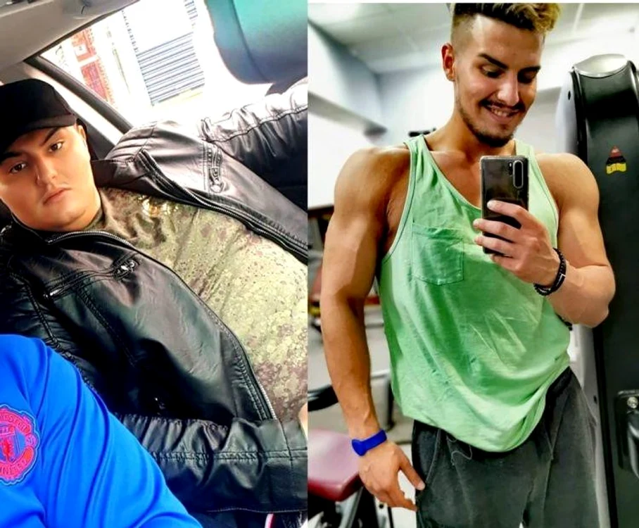 Între aceste fotografii sunt 2 ani diferență și 50 kgfoto: arhivă personală