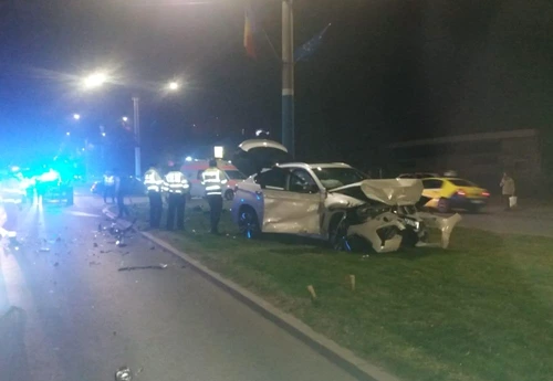 Nepotul lui Ilie Balaci a fost implicat într-un accident rutier în faţa stadionului Ion Oblemenco foto: ziaruldecraiova.ro