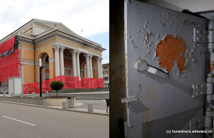 Adăpostul antiaerian din centrul Hunedoarei. FOTO: Daniel Guţă. ADEVĂRUL.