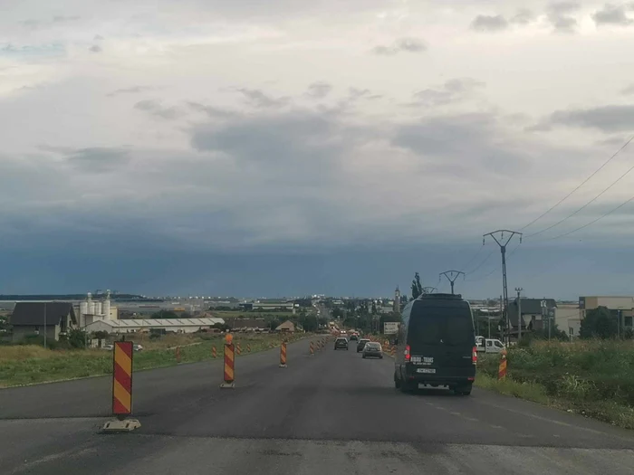 Șantierul drumului Giarmata-A1 FOTO Ștefan Both