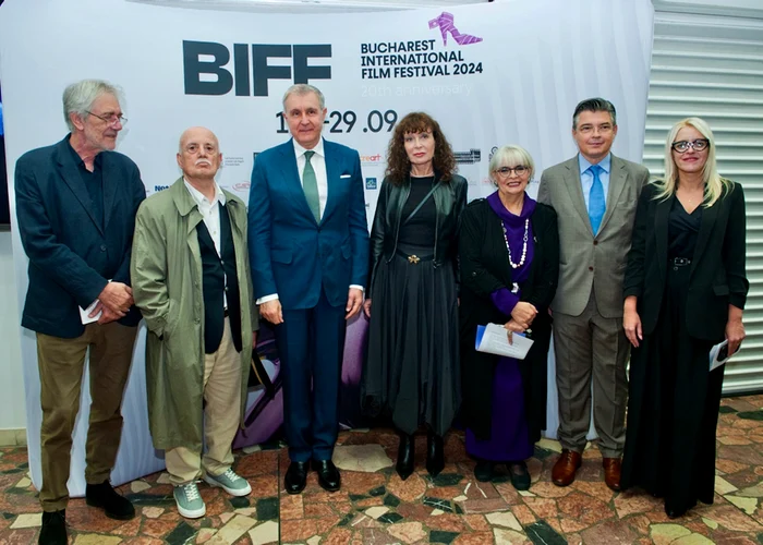 Principele Radu la BIFF cu Marcel Iureș, Stere Gulea și Irina-Margareta Nistor. FOTO: Daniel Angeles