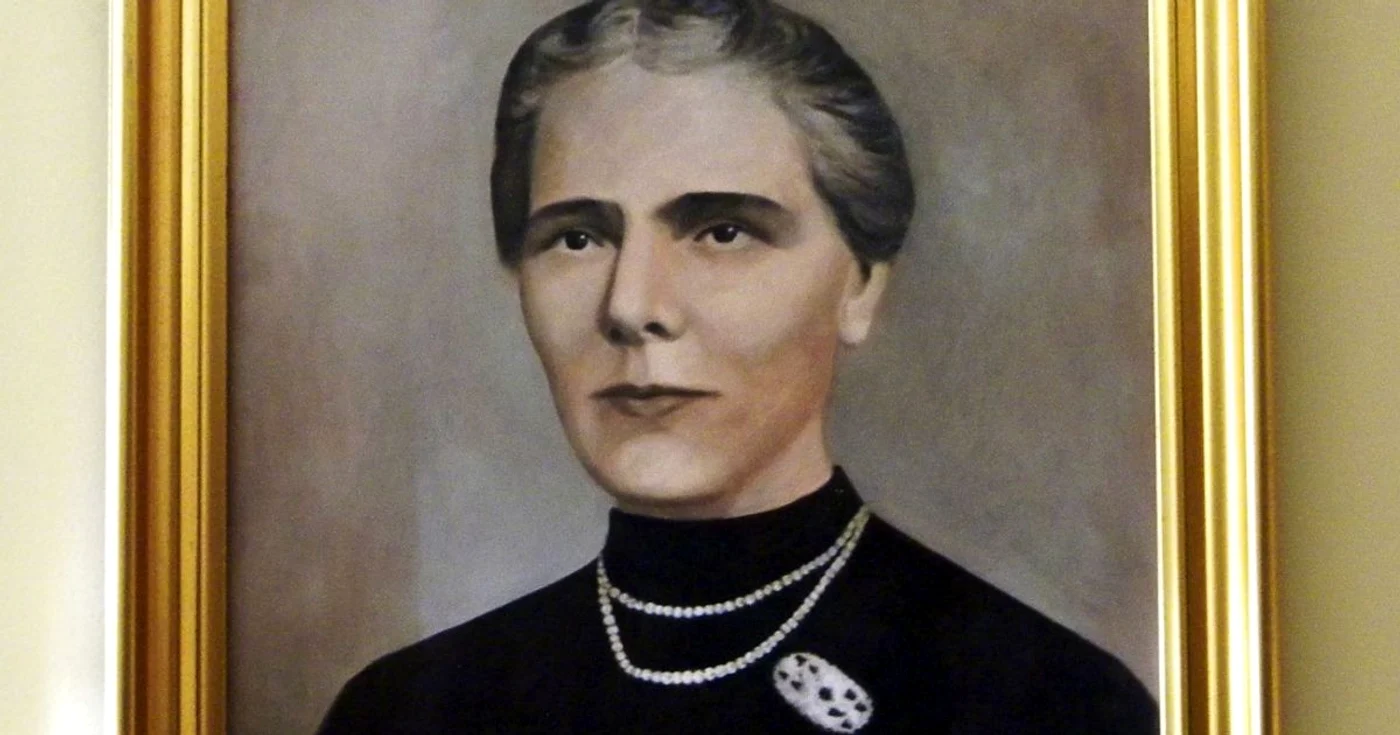 Elisa Leonida Zamfirescu - tablou din Muzeul Naţional de Geologie Foto: Adevărul