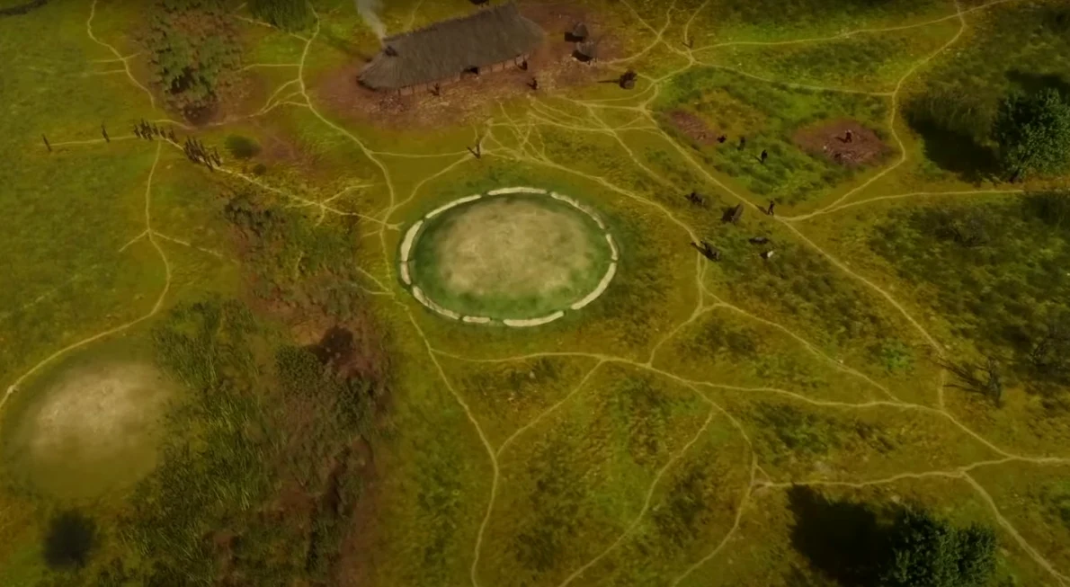„Stonehenge-ul Țărilor de Jos”, un sanctuar religios descoperit într-un sit industrial (foto: Captură video Youtube)