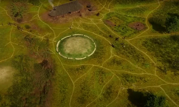 „Stonehenge-ul Țărilor de Jos”, un sanctuar religios descoperit într-un sit industrial (foto: Captură video Youtube)