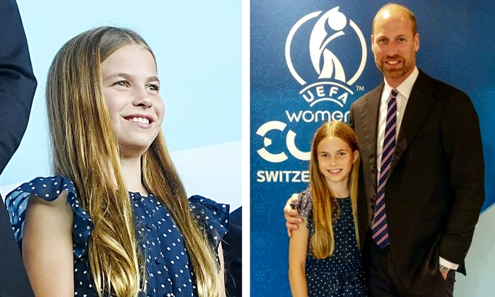 Prințesa Charlotte și Prințul William colaj