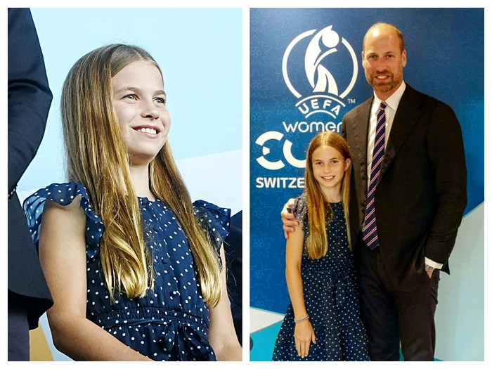 Prințesa Charlotte și Prințul William colaj