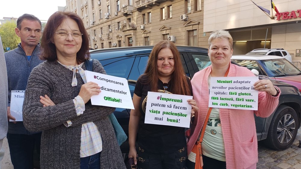 Protest al bolnavilor cu afecțiuni autoimune la Ministerul Sănătății