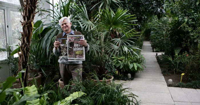 Alexandru Suciu lucrează de o viaţă la Grădina Botanică