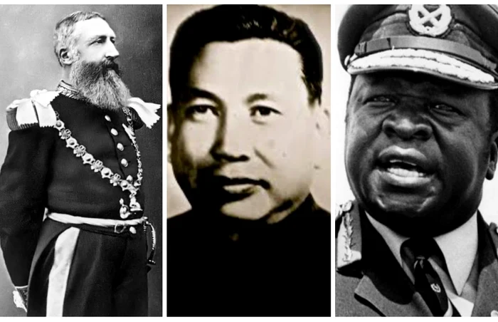 Leopold al II-lea, Pol Pot şi Idi Amin, trei dintre cei mai sângeroşi lideri din istorie FOTO Colaj Andreea Vilcovschi