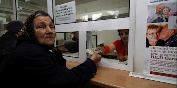 Din cauza nămeţilor este dificil ca poşta să plătească pensiile la timp