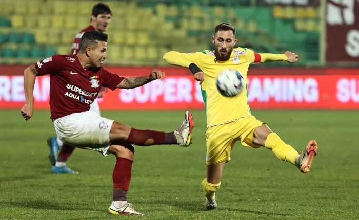 Junior Moraes a fost unul dintre cei mai buni jucători ai Rapidului contra celor de la CS MioveniFOTO: Sportpictures.eu