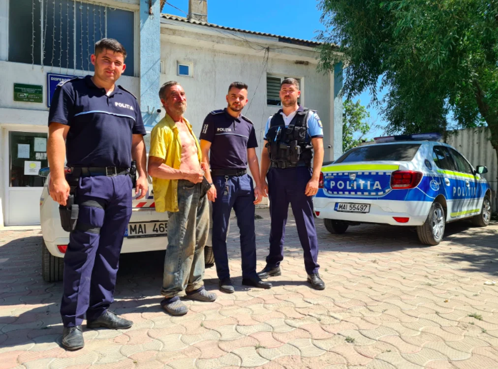 Apicultor salvat, găsit pe câmp de poliţişti delirând Sursa IPJ Constanţa