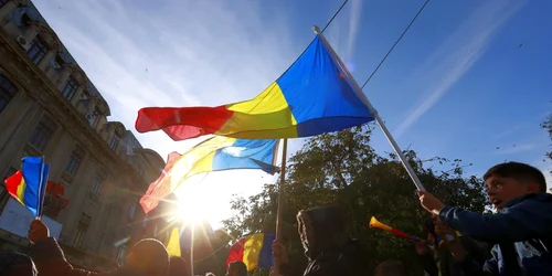 Protest in Bucuresti FOTO EPA-EFE