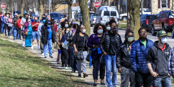 Alegeri in Wisconsin pe vremea coronavirusului FOTO EPA-EFE