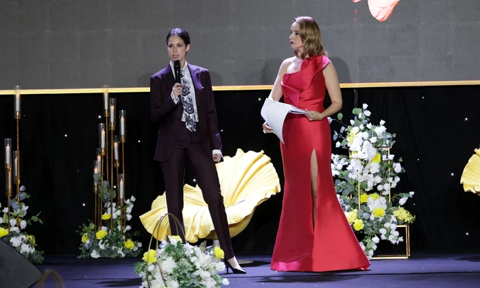 Violeta Bănică, fiica Andreei Marin, pe podiumul de modă la gala Nu există nu se poate   Facebook (9) jpg