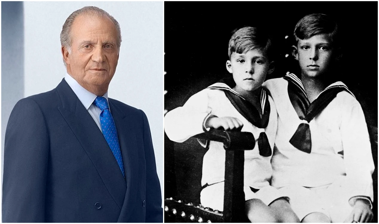 Regele Juan Carlos și fratele său, Alfonso   Casa Regală spaniolă, Getty Images jpg