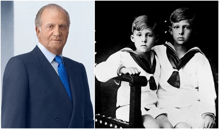 Regele Juan Carlos și fratele său, Alfonso   Casa Regală spaniolă, Getty Images jpg