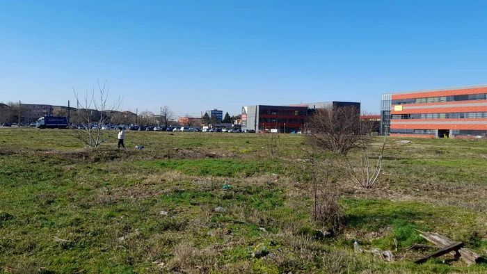 A început organizarea de șantier la stadionul din Timișoara FOTO Ștefan Both