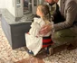Nicolae al României și fiica sa, Alexandra, la Muzeul Țăranului Român