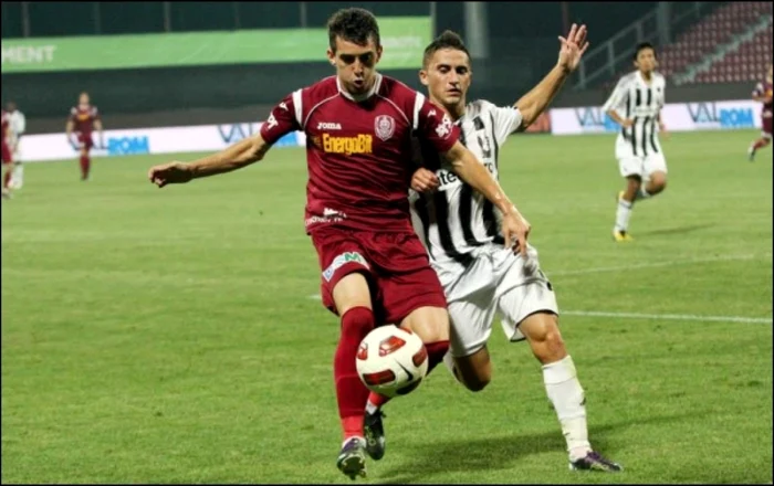 În noiembrie 2012, Astra s-a impus cu 2-0 la Cluj, în faţa celor de la CFR, la ultima întâlnire directă. FOTO: cfr1907.ro