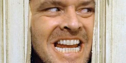 Jack Nicholson, în „The Shining“, regizat de Stanley Kubrick 