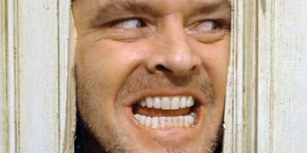Jack Nicholson, în „The Shining“, regizat de Stanley Kubrick