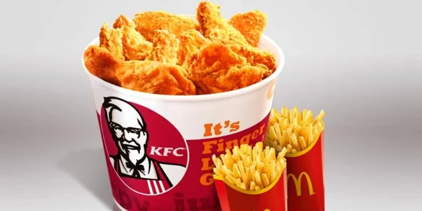 mcdonald si kfc foto facebook