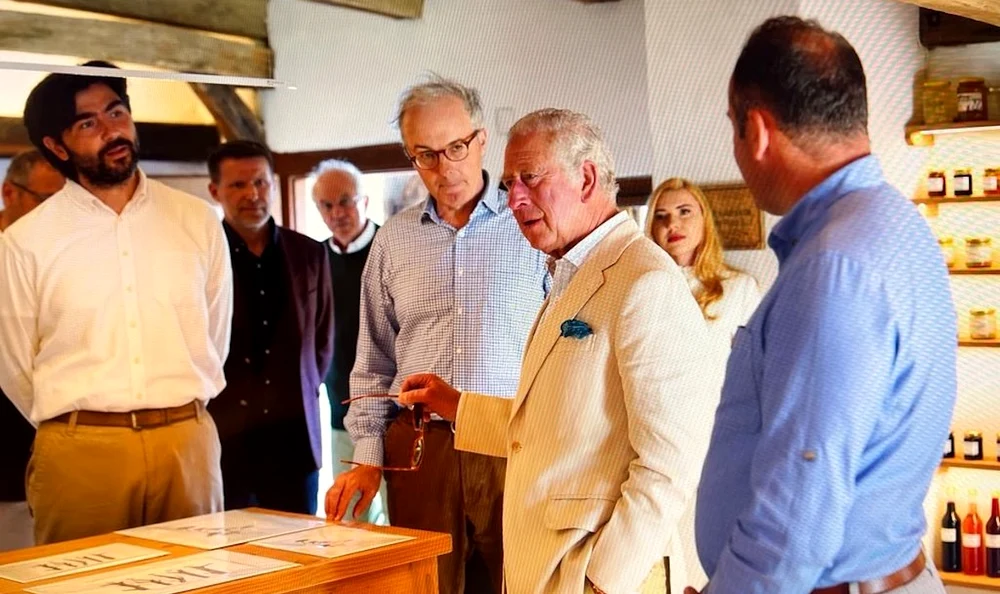 Prințul Charles, în casa din Viscri FOTO Eugen Vaida
