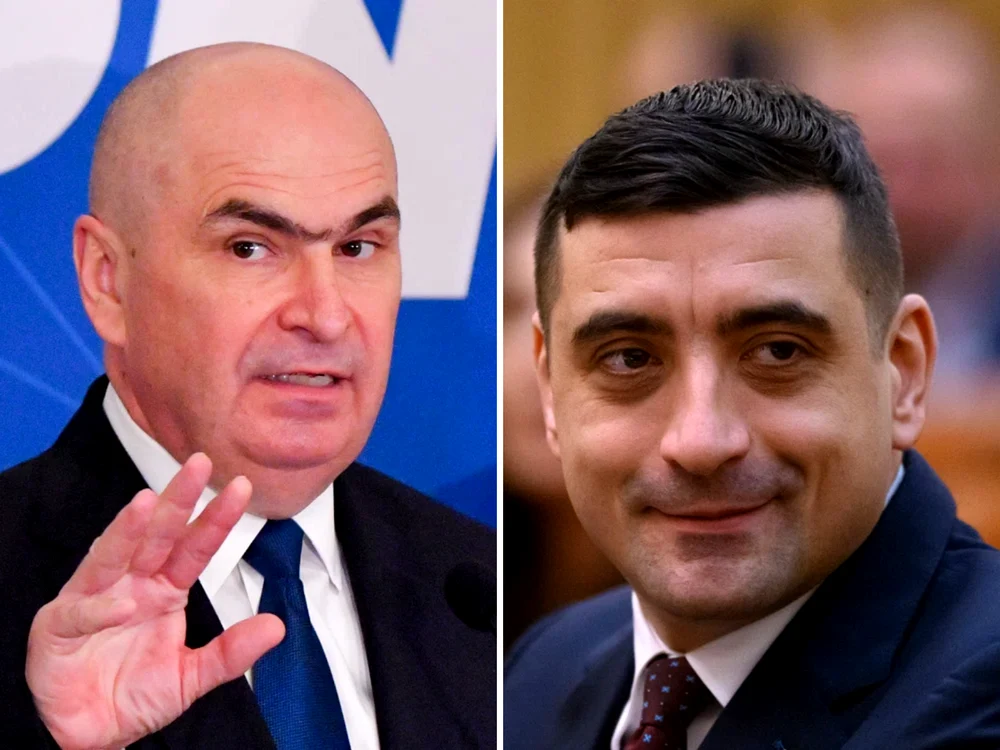 Ilie Bolojan și George Simion/Colaj foto Mediafax/Alexandru Dobre