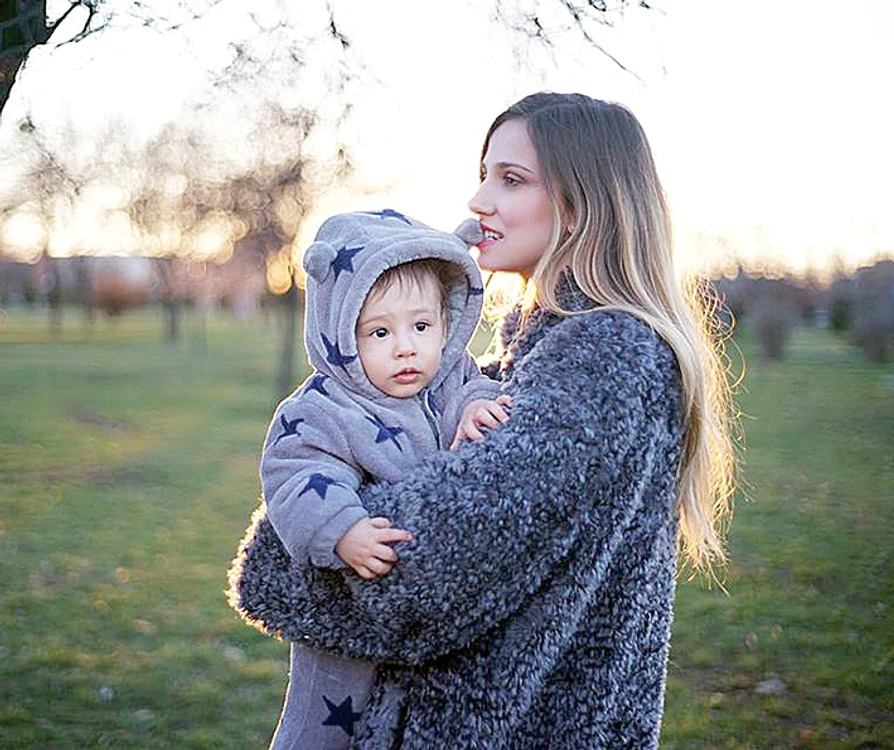 Dana Rogoz e topită după Vlad, care ieri a împlinit un anFoto: Arhiva personală