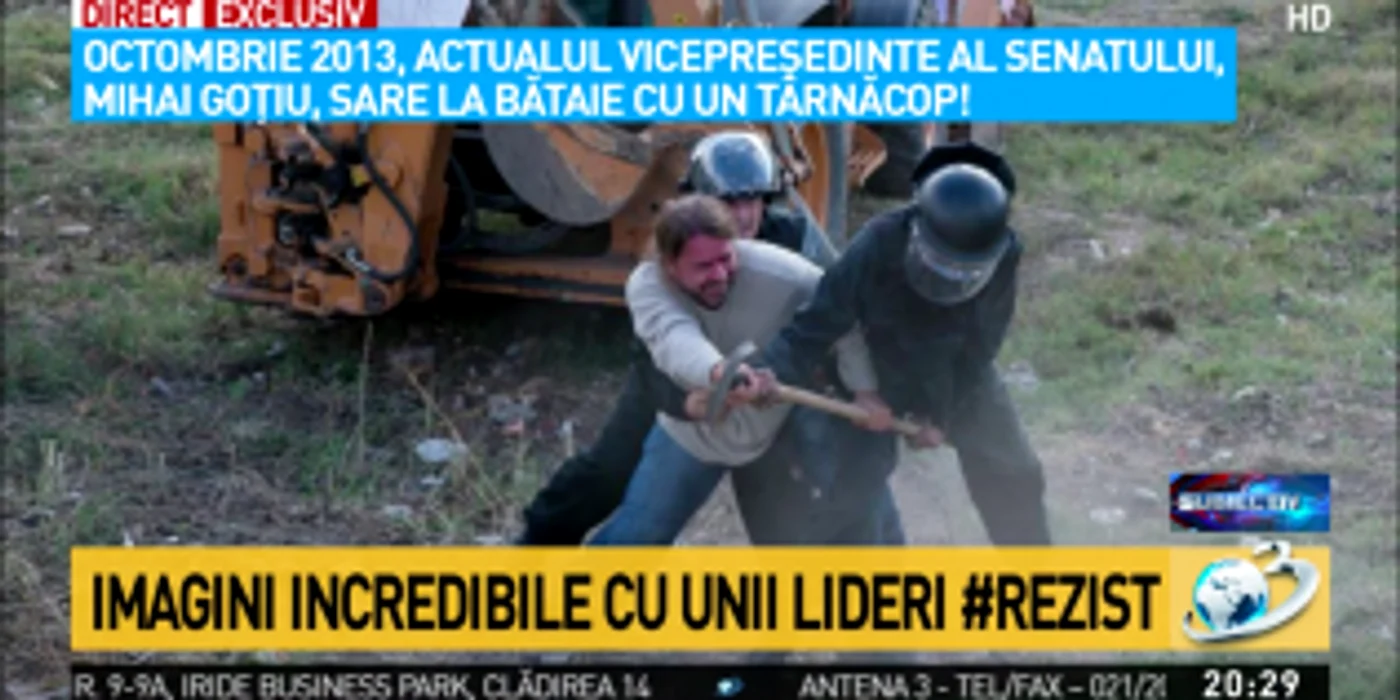 Una dintre imaginile prezentate de Antena 3 FOTO Vice