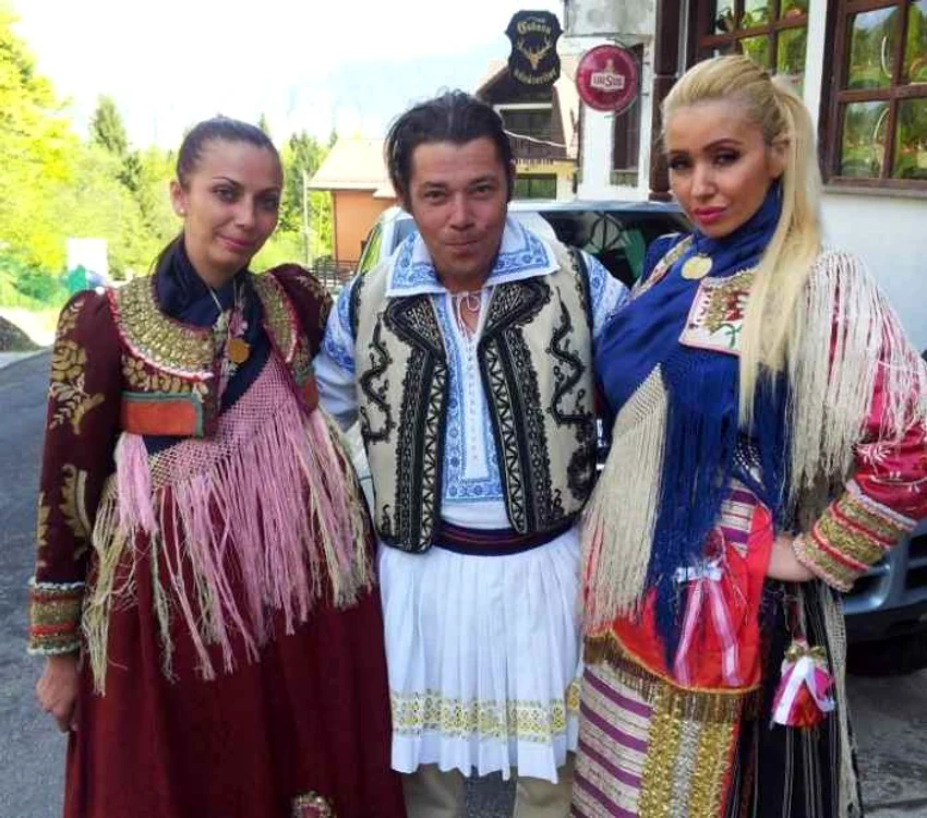 
    Actorul Cristi Iacob, alături de Sonia Trifan.  