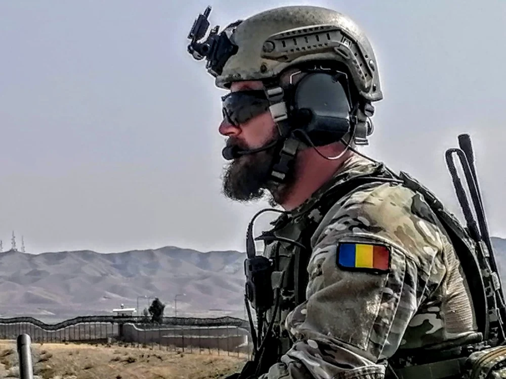 Luptător român de Operaţii Speciale în Afganistan