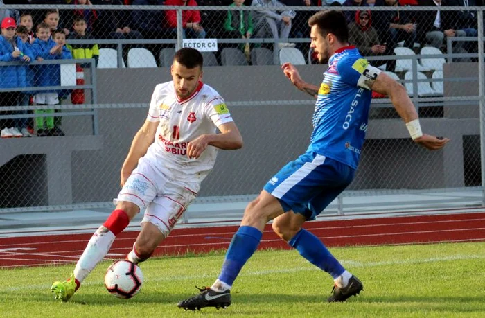 Croatul Javzic a jucat 18 meciuri la HermannstadtFOTO: Sportpictures.eu