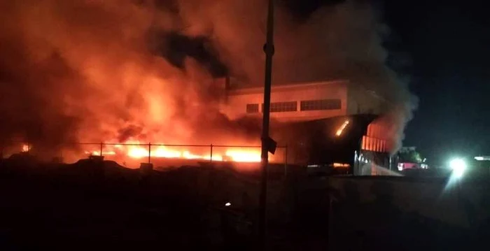 Incendiul s-ar fi declanșat din cauza unui tub de oxigen Sursă foto: Captură video