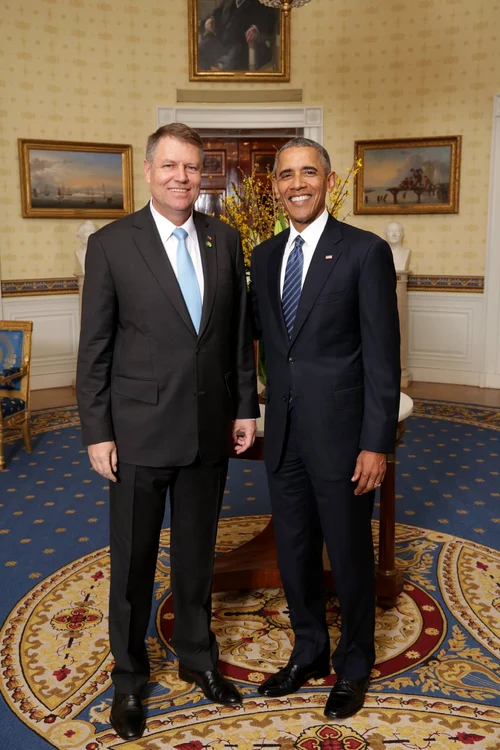Klaus Iohannis și Barack Obama, la Casa Albă