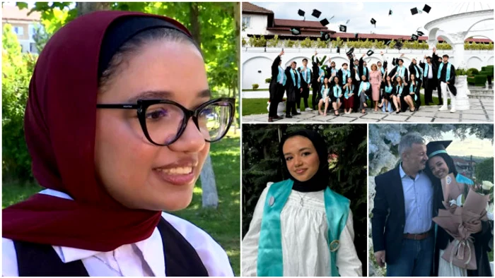 O tânără refugiată din Gaza a promovat Bacalaureatul în Gorj.