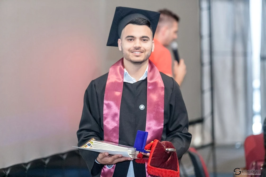Onur Salim, şef de promoţie al Liceului „Nicolae Bălcescu” din Medgidia