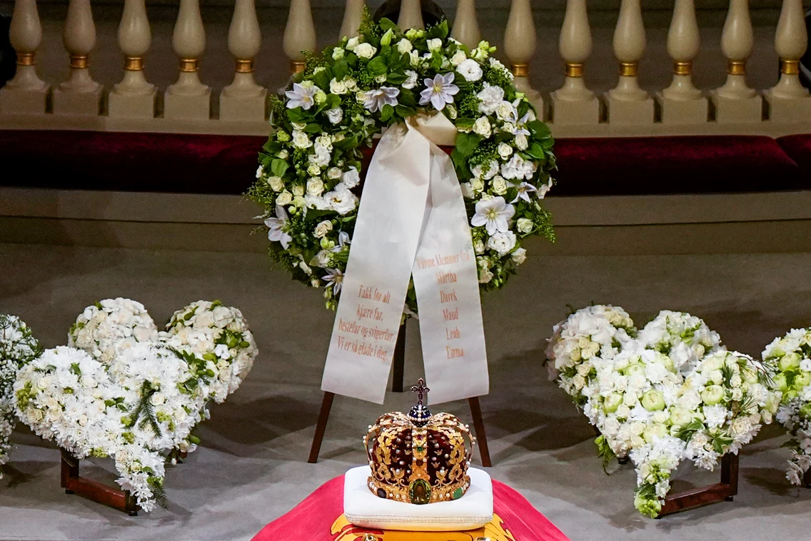 Funeraliile Regelui Harald al Norvegiei.