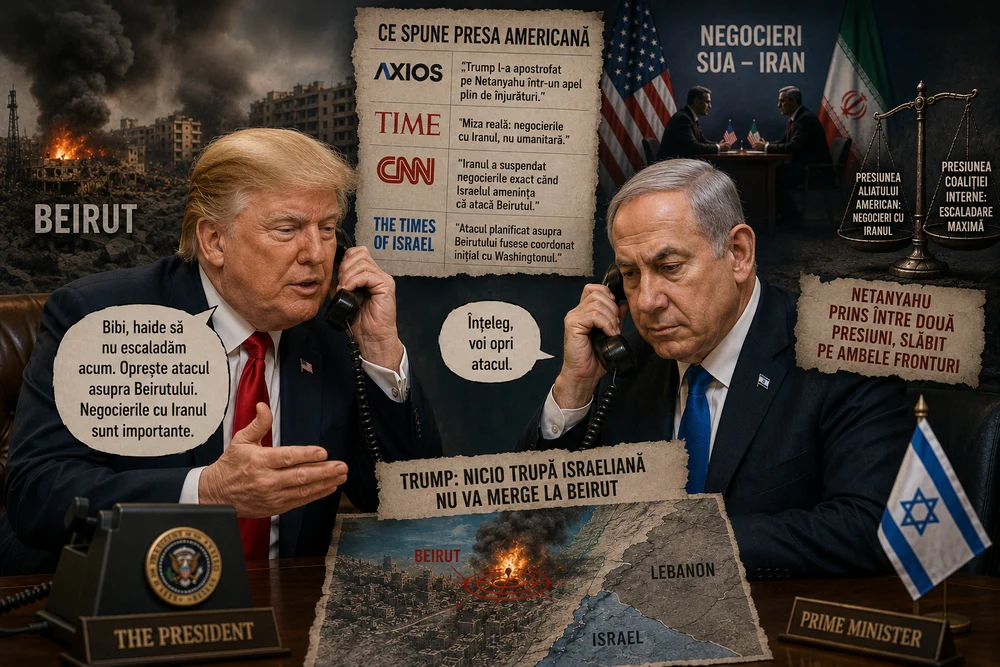 Netanyahu, frânat de Trump: Beirutul scapă de bombardamente, dar la ce preț?