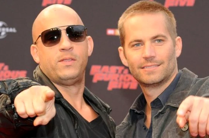 Vin Diesel şi Paul Walker, protagoniştii seriei Fast and Furious