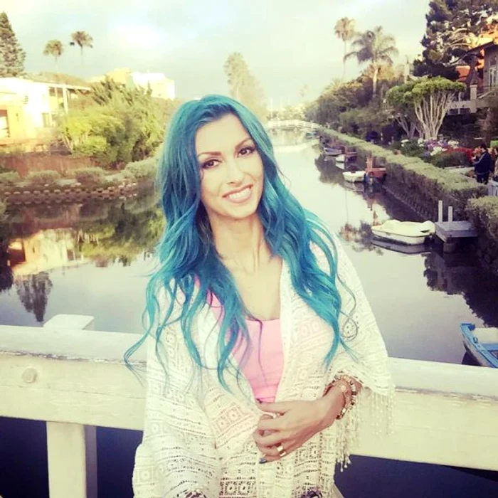 Andreea Bălan se află în Los Angeles, unde filmează trei videoclipuri noi.Foto: Arhiva personală