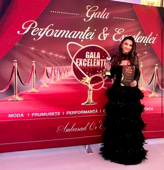 Andreea Sandu, nepoata lui Mircea Sandu, a primit distincția de Ambasador al Excelenței Românești în Turism Foto: arhiva personală