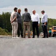 Ilie Bolojan a vizitat șantierul Autostrăzii Transilvania FOTO Facebook / Ilie Bolojan