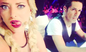 Delia şi Ştefan, la înregistrările pentru X Factor jpeg