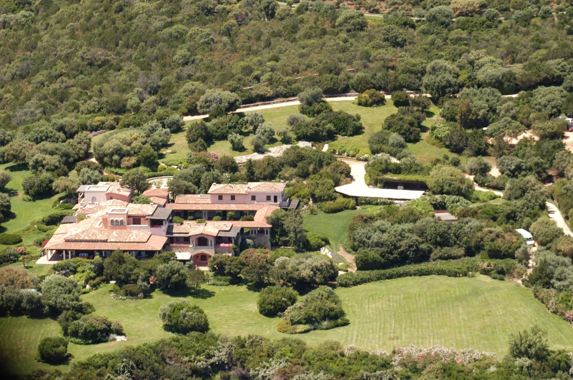 Vila lui Silvio Berlusconi din Sardinia