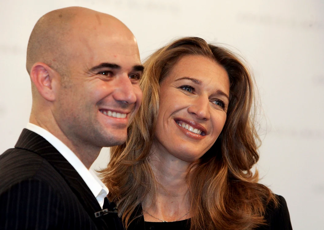Andre Agassi și soția sa, Steffi Graf, Getty (3) jpg