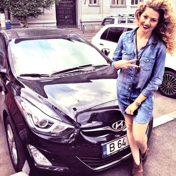 Lidia a devenit imaginea unei firme coreene de automobile